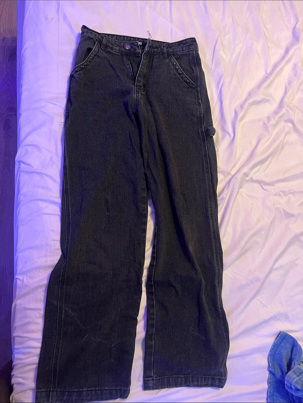 PLAYBOY Black Wide-Leg Flare Jeans